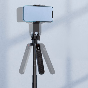 Blavec Selfie Stick Aluminium Fusion P-08 tripod + remote control + 1 lamp 2,2 metres (SSFP08-TR1LB22) black