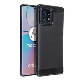 CARBON viedtālruņa apvalks MOTOROLA EDGE 40 Pro melns