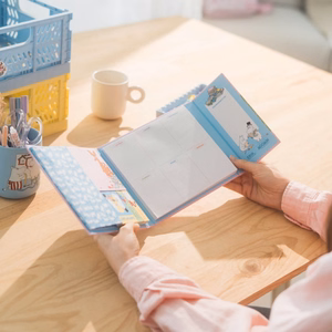 Moomins A4 nedēļas plānotājs ar līmlapiņām