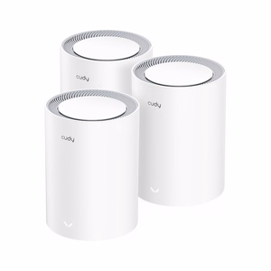 Cudy AX3000 Wi-Fi 6 Mesh 2.5G divjoslu risinājums (2,4/5 GHz), Wi-Fi 6 (802.11ax), balts, iekšējā antena