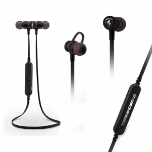 Ferrari FETEPRCB Bluetooth Wireless Headphones - Black