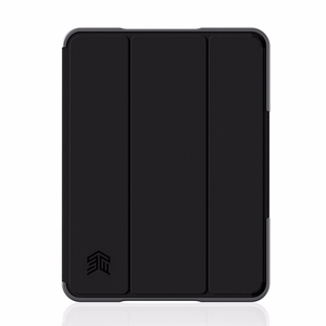 STM Dux Plus izturīgs atverams vāciņš ierīcei iPad Pro 11" M5 (2025) / M4 (2024), melns