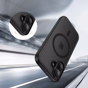 Tech-Protect Magpeak Magsafe CC viedtālruņa apvalks iPhone 17 - matēti melns
