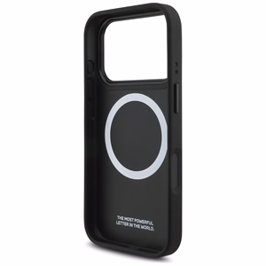 BMW M Perforētā Strīpas Logo Magnētiskais Viedtālruņa apvalks iPhone 17 Pro - pelēks