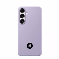 Maciņš "Silicone Cover" Samsung S931 S25 / lavandas / iepakojumā