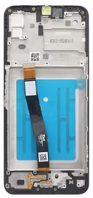 LCD screen Samsung A226 A22 5G ar touch screen un frame Melns original