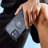 Bruņots apvalks iPhone 15 Plus ar MagSafe Dux Ducis Aimo Mag - melns