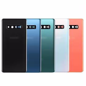 Aizmugurējais vāciņš Saderīgs ar Samsung G973 S10 / Prism Zaļš / (ar camera lens) HQ