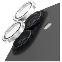 PanzerGlass Hoops Glitter Aizsargstikls iPhone 17 / 16 / 16 Plus - sudrabains