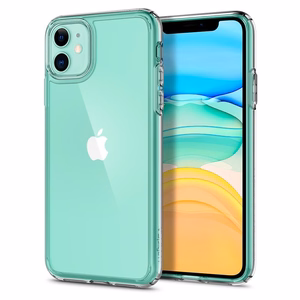 Spigen Ultra Hybrid viedtālruņa apvalks iPhone 11 - Skaidrs