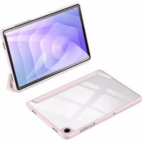 Korpuss Dux Ducis Toby Samsung X210/X215/X216 Tab A9 Plus 11.0/X230/X235/X236 Tab A11 Plus 11.0 rozā krāsā