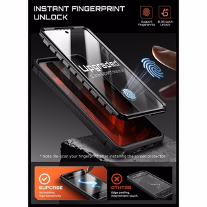 Supcase Unicorn Beetle Pro Mag MagSafe 2 komplektu futrālis Samsung Galaxy S26 - melns
