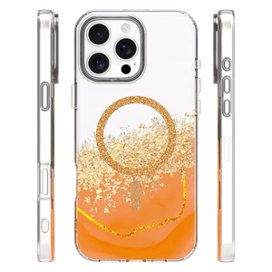 Epoxy Mag maciņš iPhone 16 Pro 6,3" oranžs
