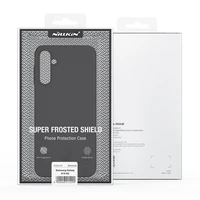 Nillkin Super Frosted Shield viedtālruņa apvalks Samsung Galaxy A14 5G / Galaxy A14 - melns