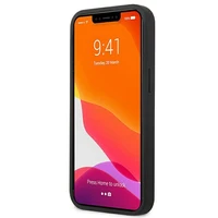 Guess GUHCP13SPSASBGR iPhone 13 mini 5.4" pelēks/pelēks Saffiano Siksna