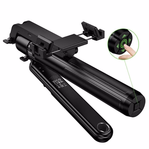 Selfija nūja-statīvs Hoco tripod ar bezvadu pulti rotējošs 360 grādu ar automātisku sejas izsekošanu K32 melns