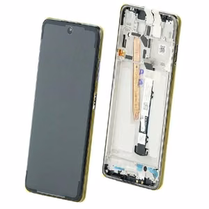 LCD ekrāns Xiaomi Poco X3 Pro/X3/X3 NFC ar skārienjutīgo ekrānu ar rāmi Phantom Black/Tarnish oriģināls (service pack)