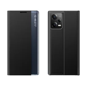 New Sleep viedtālruņa apvalks Xiaomi Redmi Note 12 5G / Poco X5 5G ar statīvu melna