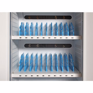 Techly I-CABINET-30DUTY pārnēsājamo ierīču pārvaldības ratiņi/skapis balts, zils