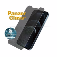 PanzerGlass Standarta Super+ antibakteriālais privātuma temperētais stikls iPhone 12 Pro Max