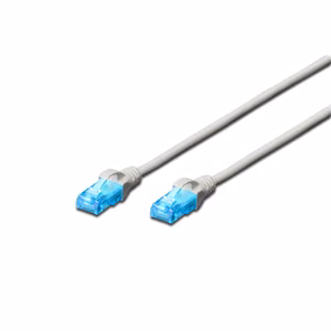 Digitus Patch cord CAT 5e U-UTP Grey Modular RJ45 (8/8) plug