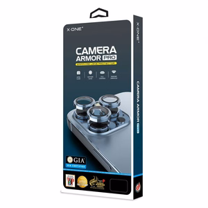 X-ONE Sapphire Camera Armor Pro - iPhone 17 Pro Max kameras aizsargs - sudraba