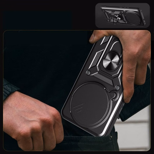 Tech-Protect CamShield Pro viedtālruņa apvalks Xiaomi Redmi Note 14 Pro+ 5G - matēta melna