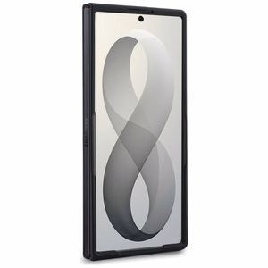 Melns Guess Big 4G Logo vāciņš Samsung Galaxy Z Fold8 Ultra tālrunim