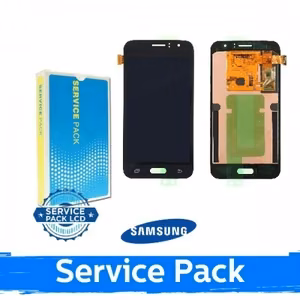 LCD ekrāns paredzēts Samsung J120 2016 J1 balts (Service Pack)