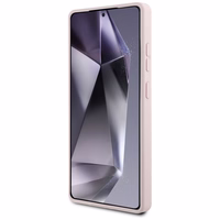 Viedtālruņa apvalks Samsung Galaxy S25 Ultra – rozā, Guess silikona lielais 4G logotipa apakšējais uzraksts
