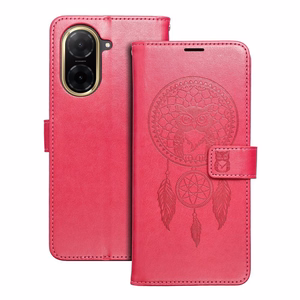 MEZZO grāmatu viedtālruņa apvalks XIAOMI Redmi A5 (173,3 x 79,4 x 8,26) sapņu ķērājs magenta