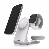 STM ChargeTree MAG - 3-in-1 mobile wireless lādētājs with MagSafe (balts)