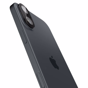 Spigen Optik GLAS.TR защита камеры 2-PACK для iPhone 16 / 16 Plus - чёрный
