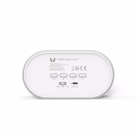 Alarm clock with LED Bunny night light PURE FNL-05 INGRID balts long Forever Light