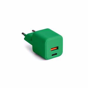COLORUM wall lādētājs USB-A + USB-C PD 30W CLS30-AC-04 xGreen