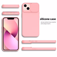 SLIDE viedtālruņa apvalks SAMSUNG A14 5G / A14 4G gaiši rozā