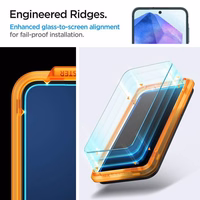 Spigen Glass tR AlignMaster 2 komplekts - Samsung Galaxy A55