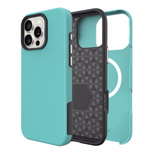 Perfectionists Trīsstūra mag koferis iPhone 15 Pro Max zaļš