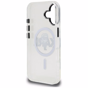 Karl Lagerfeld IML Karl Sketch Logo MagSafe maciņš iPhone 16 - caurspīdīgs