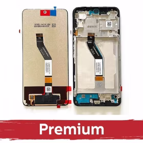 LCD Displejs Saderīgs ar Xiaomi Poco M4 Pro 5G / Redmi Note 11S 5G (Note 11T 5G) Melns ar Frame OEM