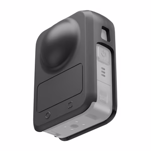 Silikona maciņš ar objektīva vāciņu PULUZ DJI Osmo 360 (melns)
