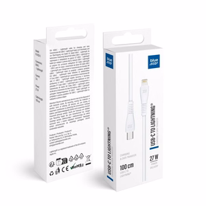 Kabelis USB C - Lightning Blue Star 3A 27W 1 m PJ-DQ2-C balts