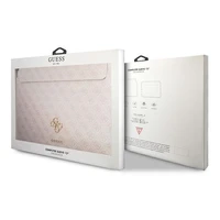 Guess Sleeve GUCS13G4GFPI 13" rozā 4G Big Logo apvalks