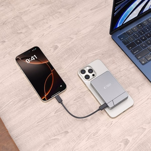 Portatīvais lādētājs Tech-Protect PB14 LifeMag MagSafe 5000 mAh - pelēka