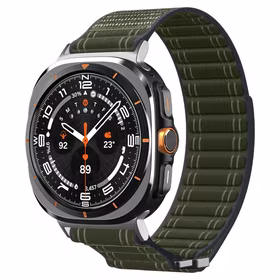 SPIGEN WBF0 siksniņa SAMSUNG GALAXY WATCH ULTRA 2024 / 2025 (47 MM) zaļš