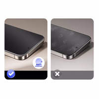 Tel Protect Pilna Līme 6D Matēts Rūdīts Aizsargstikls Iphone 13 Mini Melns