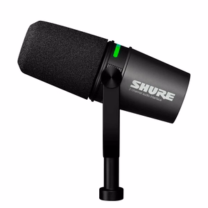 Shure MV7i – viedais mikrofons ar iebūvētu audio saskarni