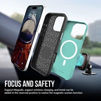 Perfectionists Trīsstūra Mag futrālis iPhone 17 Pro Max zaļš