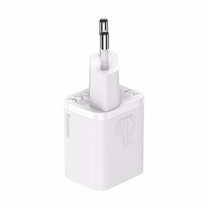 Зарядное устройство Baseus Super Si 20W USB-C + кабель USB-C на Lightning 1.0m белый TZCCSUP-B02
