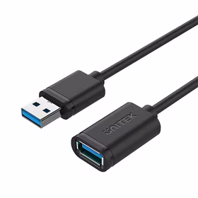 UNITEK Y-C457GBK USB cable USB 3.2 Gen 1 (3.1 Gen 1) 1 m USB A melns